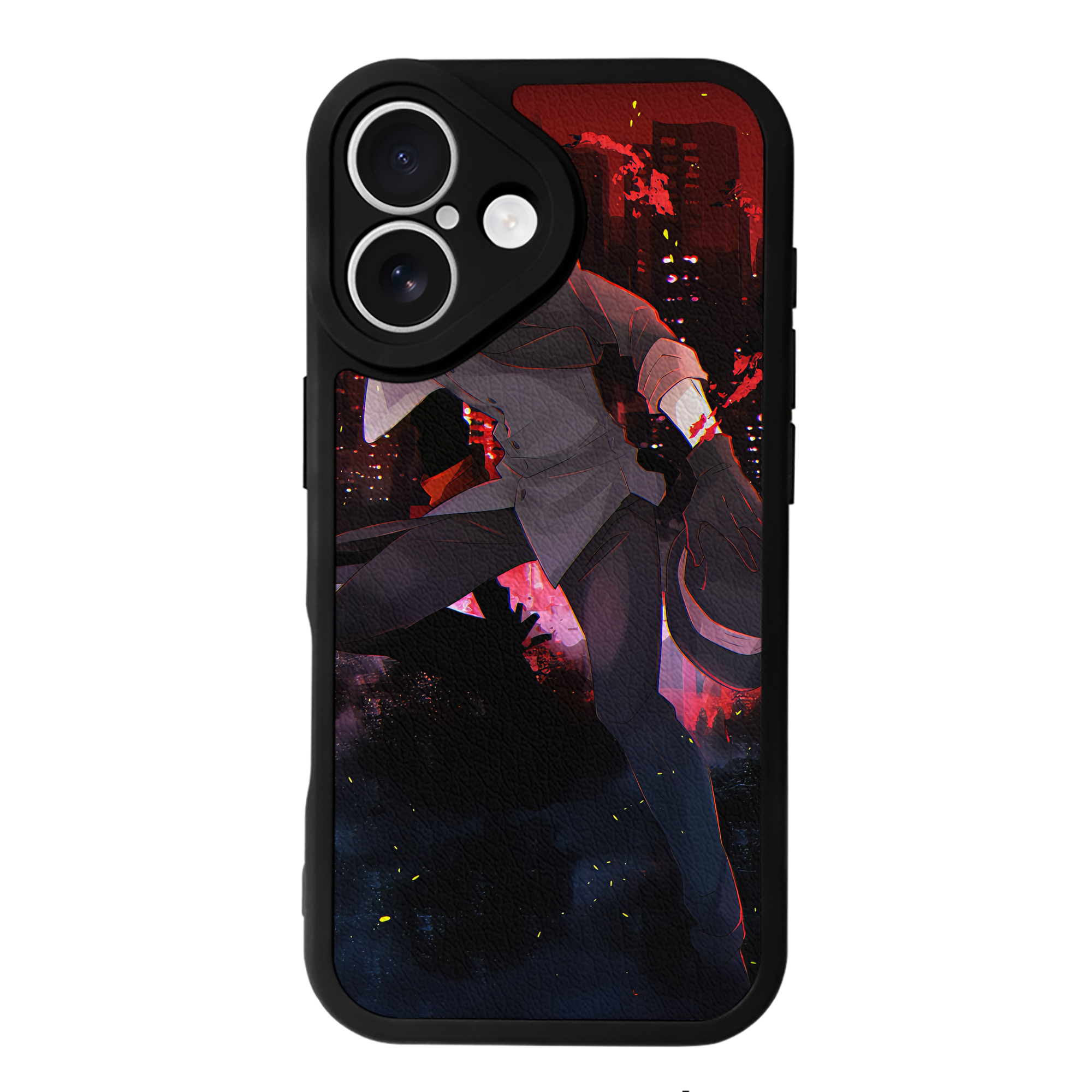 （画像用） 文豪ストレイドッグス Bungo Stray Dogs 【iPhone 16シリーズ対応】シリコンスマホケース（レザー調） 材質：シリコン